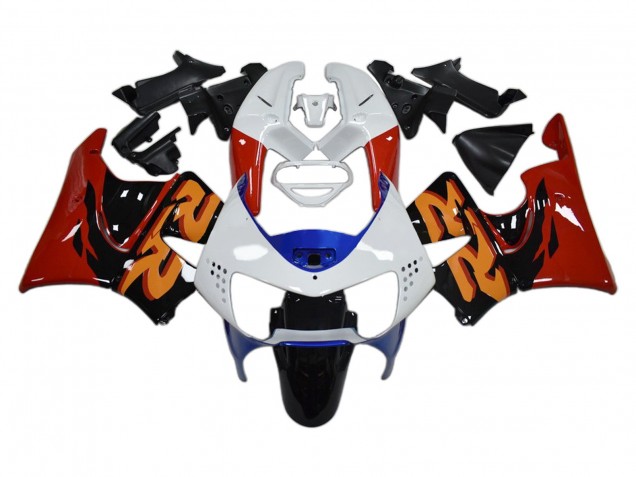 Carénages Moto Honda CBR900RR 919 1998-1999 - Blanc Rouge Bleu Noir Brillant
