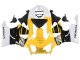 Carénages Moto Honda CBR900RR 919 1998-1999 - Blanc Jaune Noir Brillant