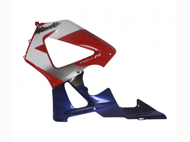 Carénages Moto Honda CBR900RR 929 2000-2001 - Argent Rouge Bleu