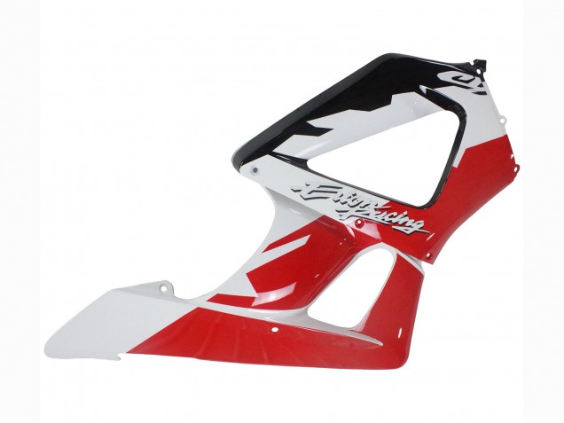 Carénages Moto Honda CBR900RR 929 2000-2001 - Blanc Rouge Noir Brillant Courses