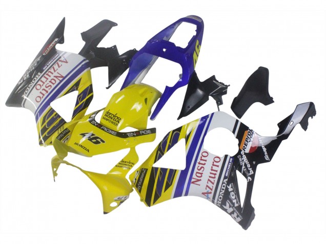 Carénages Moto Honda CBR900RR 954 2002-2003 - Bleu Jaune Noir Brillant Rouge Nastro Azzurro 46