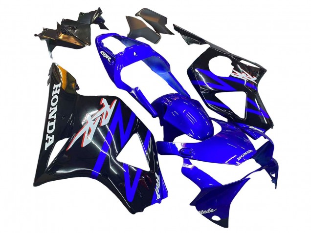 Kits Carénage Moto Honda CBR900RR 954 2002-2003 - Bleu Noir Brillant