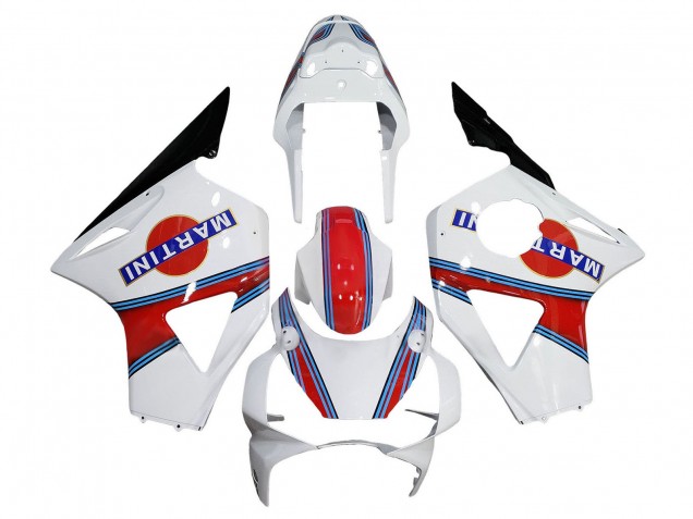 Carénages Moto Honda CBR900RR 954 2002-2003 - Blanc Rouge Bleu Noir Brillant Martini