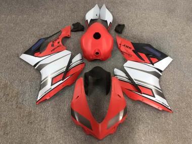Carénages Moto Ducati 959 2015-2020 - Blanc Rouge Argent Noir