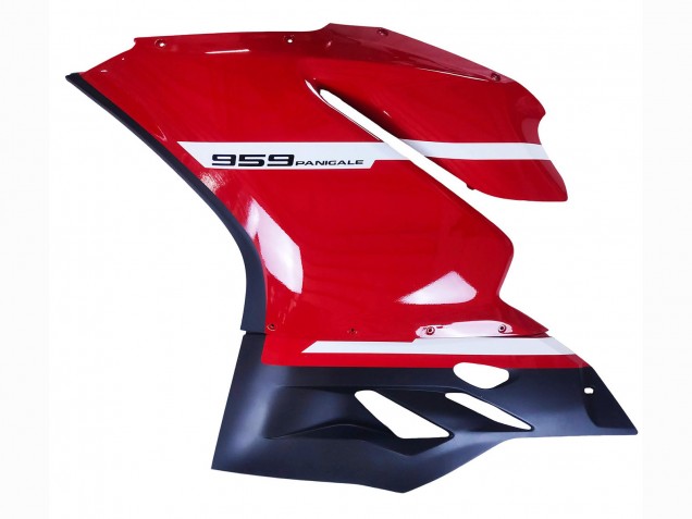 Carénages Moto Ducati 959 2015-2020 - Rouge Noir Mat