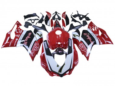 Carénages Moto Ducati 959/1299 2015-2020 - Blanc Rouge Noir Aruba 7