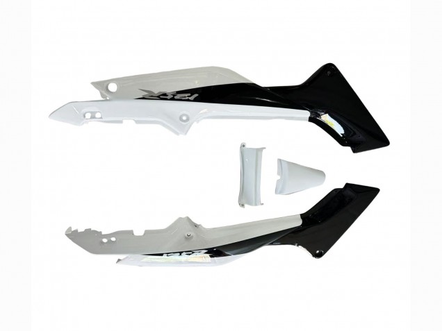 Carénages Moto Honda CBR125R 2002-2006 - Blanc Noir Brillant