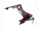 Carénages Moto Honda CBR500R 2013-2015 - Rouge Argent Noir Brillant