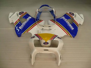 Carénages Moto Honda VFR 800 1998-2001 - Blanc Bleu Or Rothmans