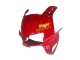 Carénages Moto Honda VFR 800 1998-2001 - Rouge Blanc Noir Brillant Vimto