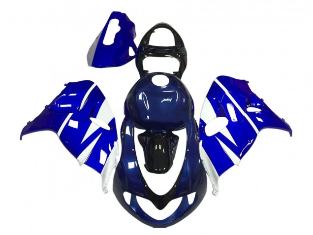 Carénages Moto Suzuki TL1000R 1998-2003 - Bleu Blanc Noir Brillant