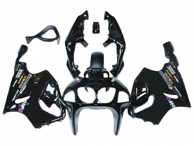Carénages Moto Kawasaki ZX7R 1996-2003 - Noir Brillant Elf