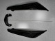 Carénages Moto Kawasaki EX650 2009-2011 - Noir Brillant Blanc Décalque