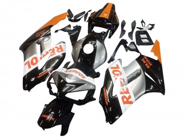 Carénages Moto Honda CBR1000RR 2004-2005 - Orange Argent Noir Brillant Repsol
