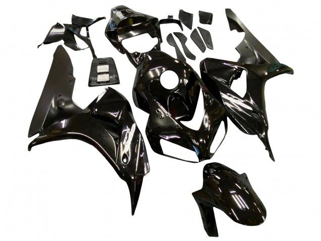 Carénages Moto Honda CBR1000RR 2006-2007 - Noir Brillant Noir Mat