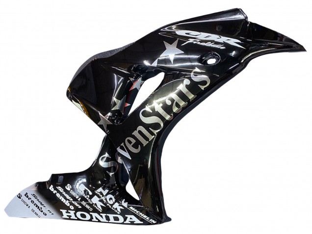 Carénages Moto Honda CBR1000RR 2006-2007 - Noir Brillant Or SevenStars