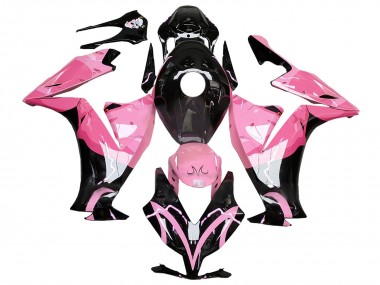 Carénages Moto Honda CBR1000RR 2012-2016 - Rose Noir Brillant