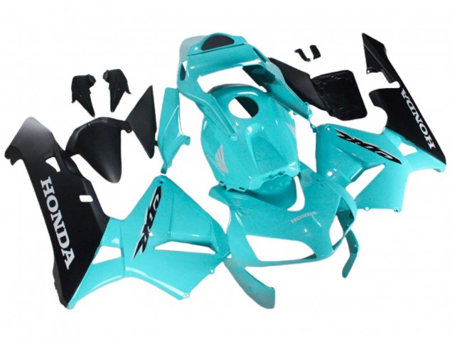 Carénages Moto Honda CBR600RR 2003-2004 - Bleu Clair Noir