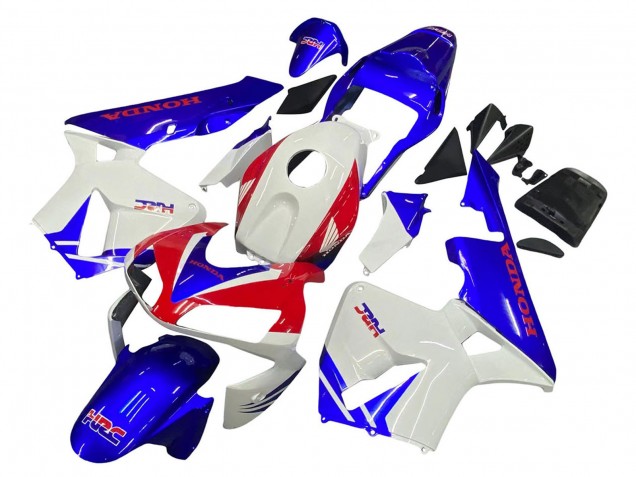 Carénages Moto Honda CBR600RR 2003-2004 - Blanc Bleu Rouge HRC