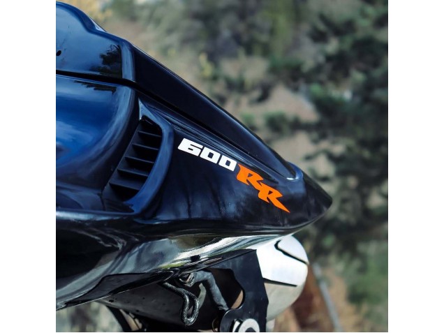 Carénages Moto Honda CBR600RR 2003-2004 - Bleu Foncé Noir Brillant