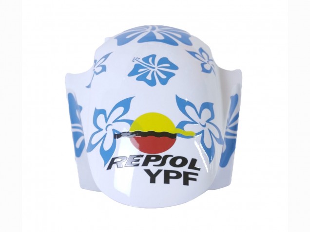 Carénages Moto Honda CBR600RR 2003-2004 - Blanc Bleu Rouge Nastro Azzurro 46