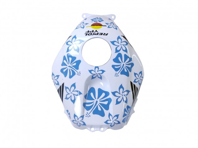 Carénages Moto Honda CBR600RR 2003-2004 - Blanc Bleu Rouge Nastro Azzurro 46