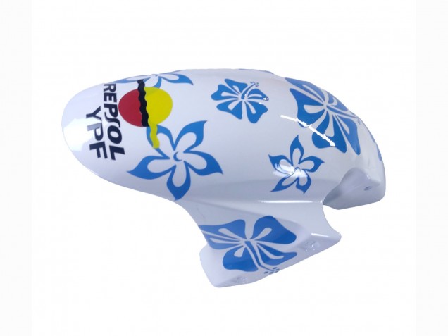 Carénages Moto Honda CBR600RR 2003-2004 - Blanc Bleu Rouge Nastro Azzurro 46