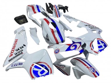 Carénages Moto Honda CBR600RR 2003-2004 - Blanc Rouge Bleu