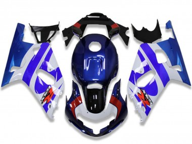Carénages Moto Suzuki GSXR 600/750 2001-2003 - Blanc Bleu Rouge Noir