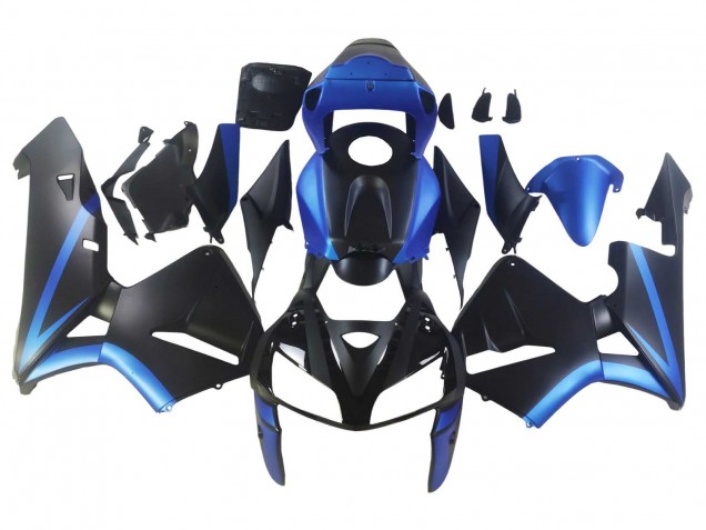 Carénages Moto Honda CBR600RR 2005-2006 - Noir Bleu