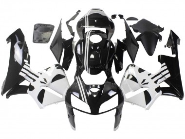 Carénage Moto Honda CBR600RR 2005-2006 - Noir Blanc