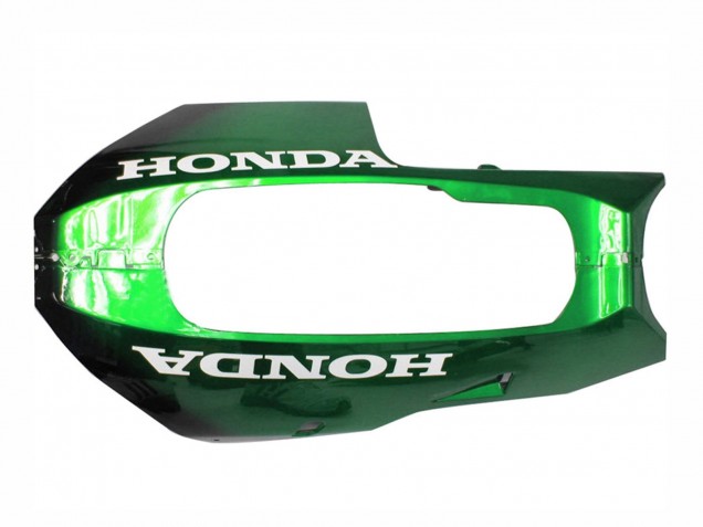 Carénages Moto Honda CBR600RR 2005-2006 - Noir Brillant Vert Flamme