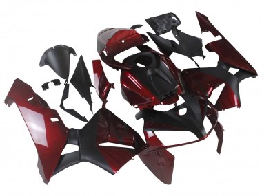 Carénages Moto Honda CBR600RR 2005-2006 - Rouge Noir