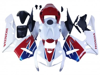 Carénage Moto Honda CBR600RR 2005-2006 - Blanc Rouge Bleu HRC