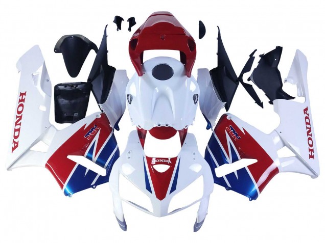 Carénage Moto Honda CBR600RR 2005-2006 - Blanc Rouge Bleu HRC