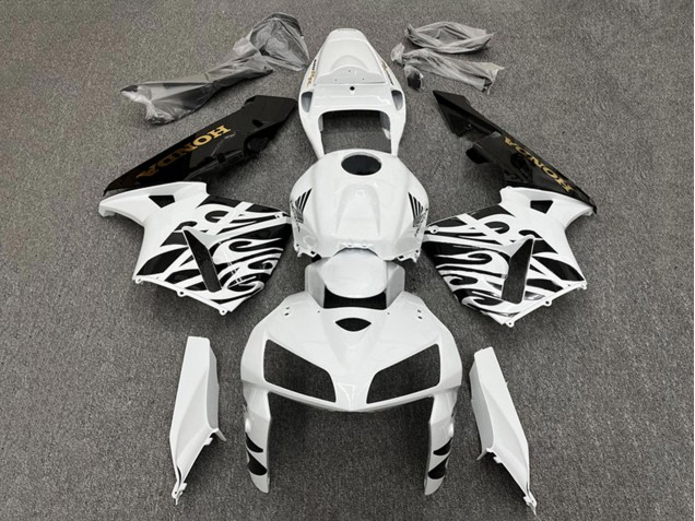 Carénages Moto Honda CBR600RR 2005-2006 - Blanc Noir