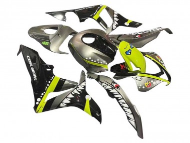 Carénages Moto Honda CBR600RR 2007-2008 - Gris Fluorescent Jaune Requin
