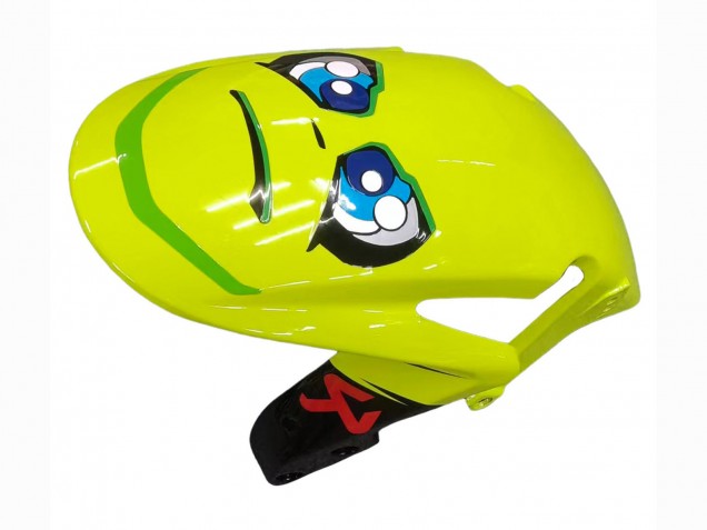 Carénages Moto Honda CBR600RR 2007-2008 - Vert Jaune Noir Brillant Requin 46