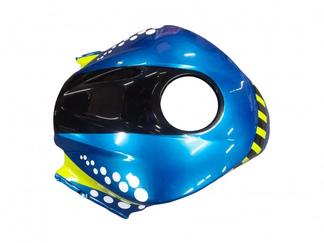 Carénages Moto Honda CBR600RR 2007-2008 - Vert Jaune Noir Brillant Requin 46