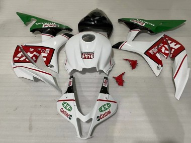 Carénages Moto Honda CBR600RR 2007-2008 - Blanc Vert Rouge Castrol