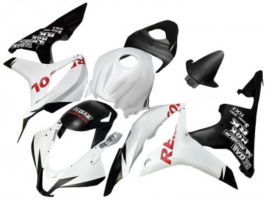 Carénages Moto Honda CBR600RR 2007-2008 - Blanc Noir Mat Rouge Repsol