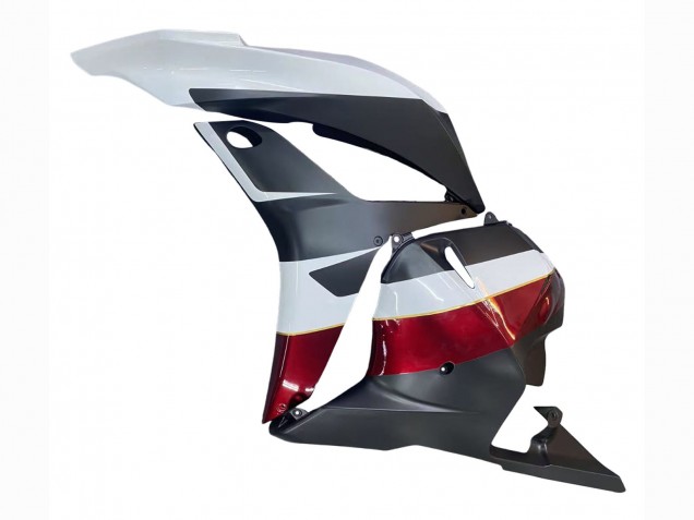 Carénages Moto Honda CBR600RR 2009-2012 - Blanc Rouge Noir Mat