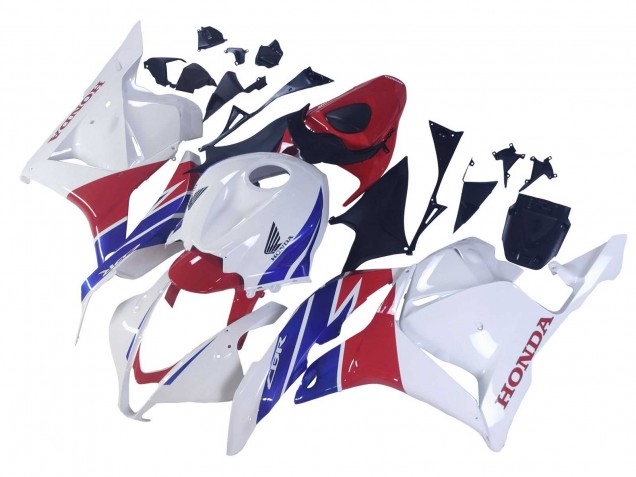 Carénages Moto Honda CBR600RR 2009-2012 - Blanc Rouge Bleu