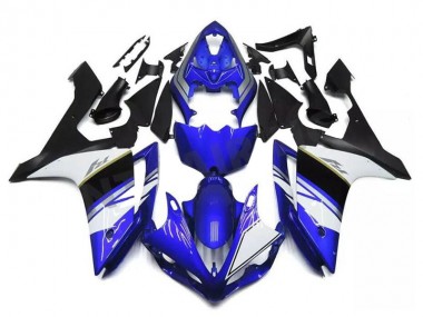 Carénages Moto Yamaha YZF R1 2004-2006 - Bleu Blanc Noir