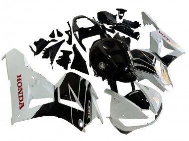 Kits Carénage Moto Honda CBR600RR 2013-2023 - Blanc Noir Brillant