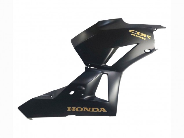 Carénages Moto Honda CBR600RR 2013-2023 - Noir Mat Or Décalque