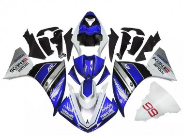 Carénages Moto Yamaha YZF R1 2009-2011 - Blanc Bleu Noir Yamalube ENEOS M1