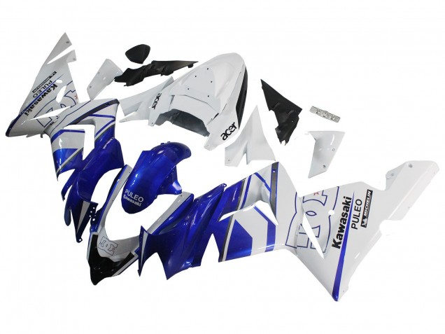 Carénage Moto Kawasaki ZX10R 2004-2005 - Noir Blanc
