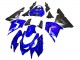Carénages Moto Kawasaki ZX10R 2004-2005 - Bleu Noir Ninja
