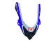 Carénages Moto Kawasaki ZX10R 2004-2005 - Bleu Brillant Blanc Fiat Motul